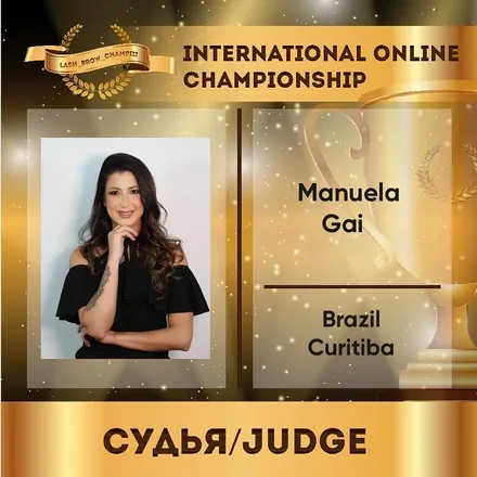 Manuela Gai — WBC judge banner
