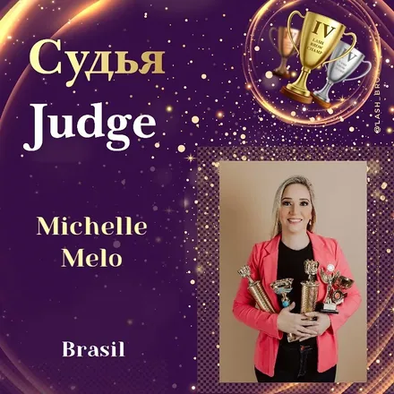 Michelle Melo — WBC judge banner