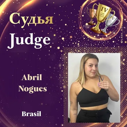 Abril Nogues — WBC judge banner