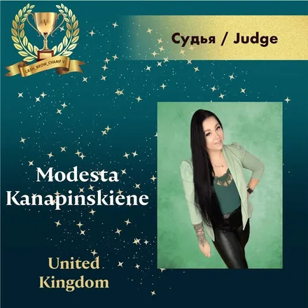 Modesta Kanapinskiene — WBC judge banner