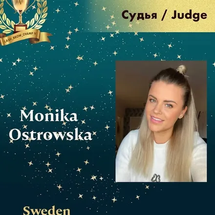 Monika Ostrowska — WBC judge banner