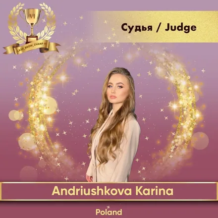 Andriushkova Karina — WBC judge banner