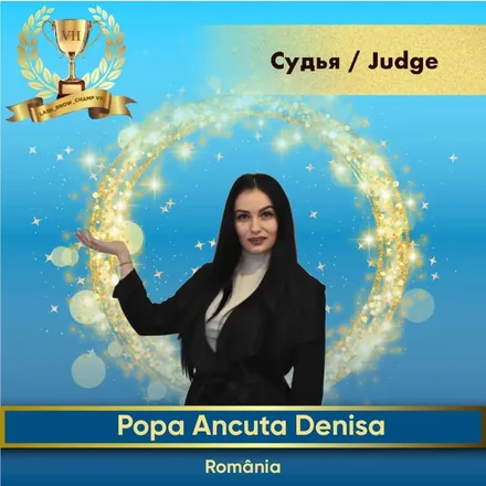 Popa Ancuta Denisa — WBC judge banner