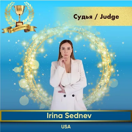Irina Sednev — WBC judge banner