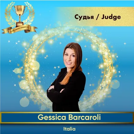 Gessica Barcaroli — WBC judge banner