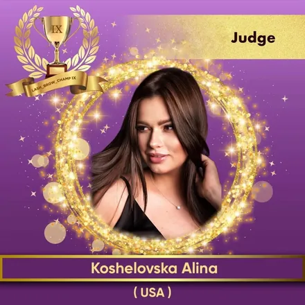 Koshelovska Alina — WBC judge banner