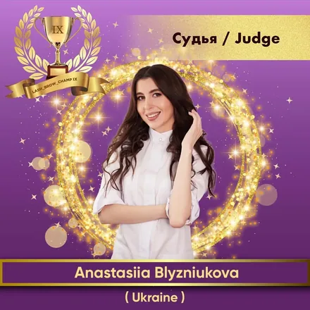 Anastasiia Blyzniukova — WBC judge banner