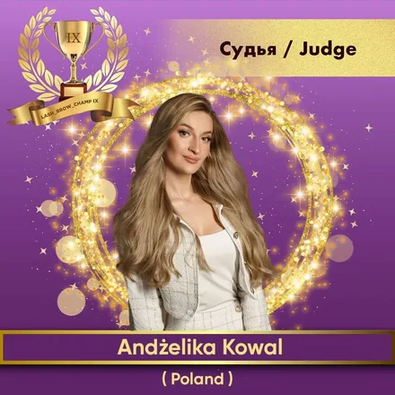 Andżelika Kowal — WBC judge banner