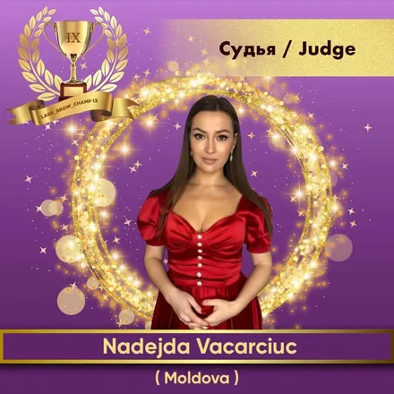 Nadejda Vacarciuc — WBC judge banner