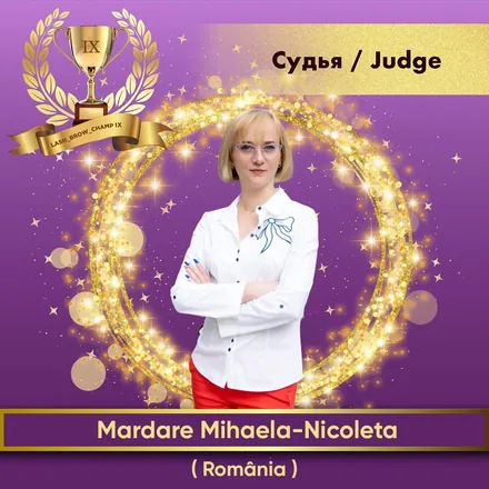 Mardare Mihaela-Nicoleta — WBC judge banner