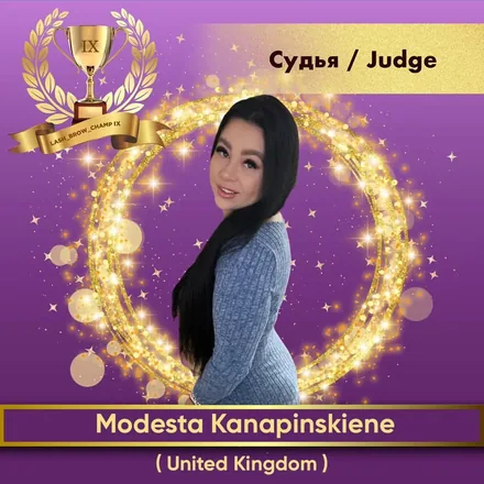 Modesta Kanapinskiene — WBC judge banner