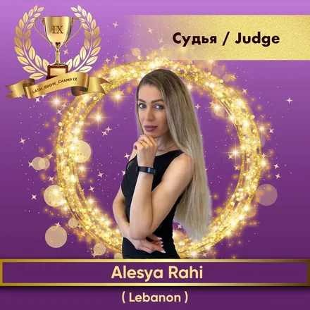 Alesya Rahi — WBC judge banner