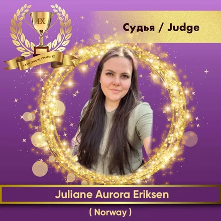 Juliane Aurora Eriksen — WBC judge banner