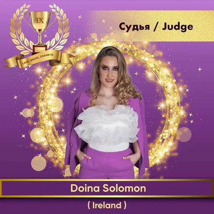 Doina Solomon — WBC judge banner